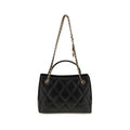 Tory Burch Black Calf Leather Bos Taurus Shoulder Bag