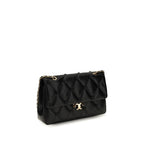 Tory Burch Black Lamb Ovis Aries Shoulder Bag