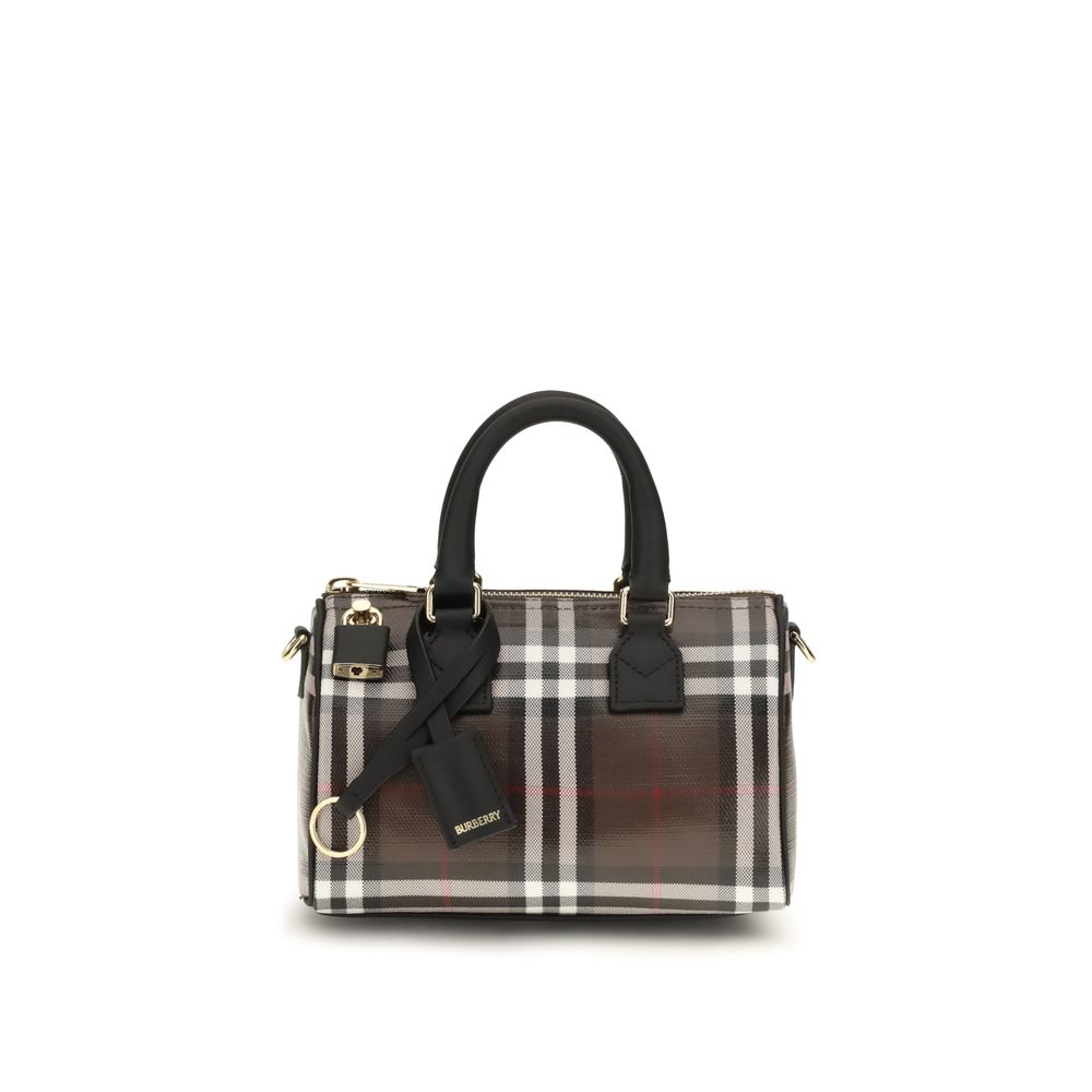 Burberry Brown Cotton Handbag