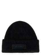 Jacquemus Black Wool Beanie