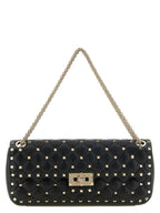Valentino Garavani Black Goatskin Shoulder Bag