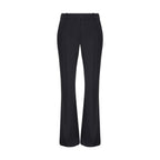 Alexander McQueen Black Acetate Flared Pants