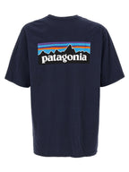 PATAGONIA Blue Polyester T-Shirt