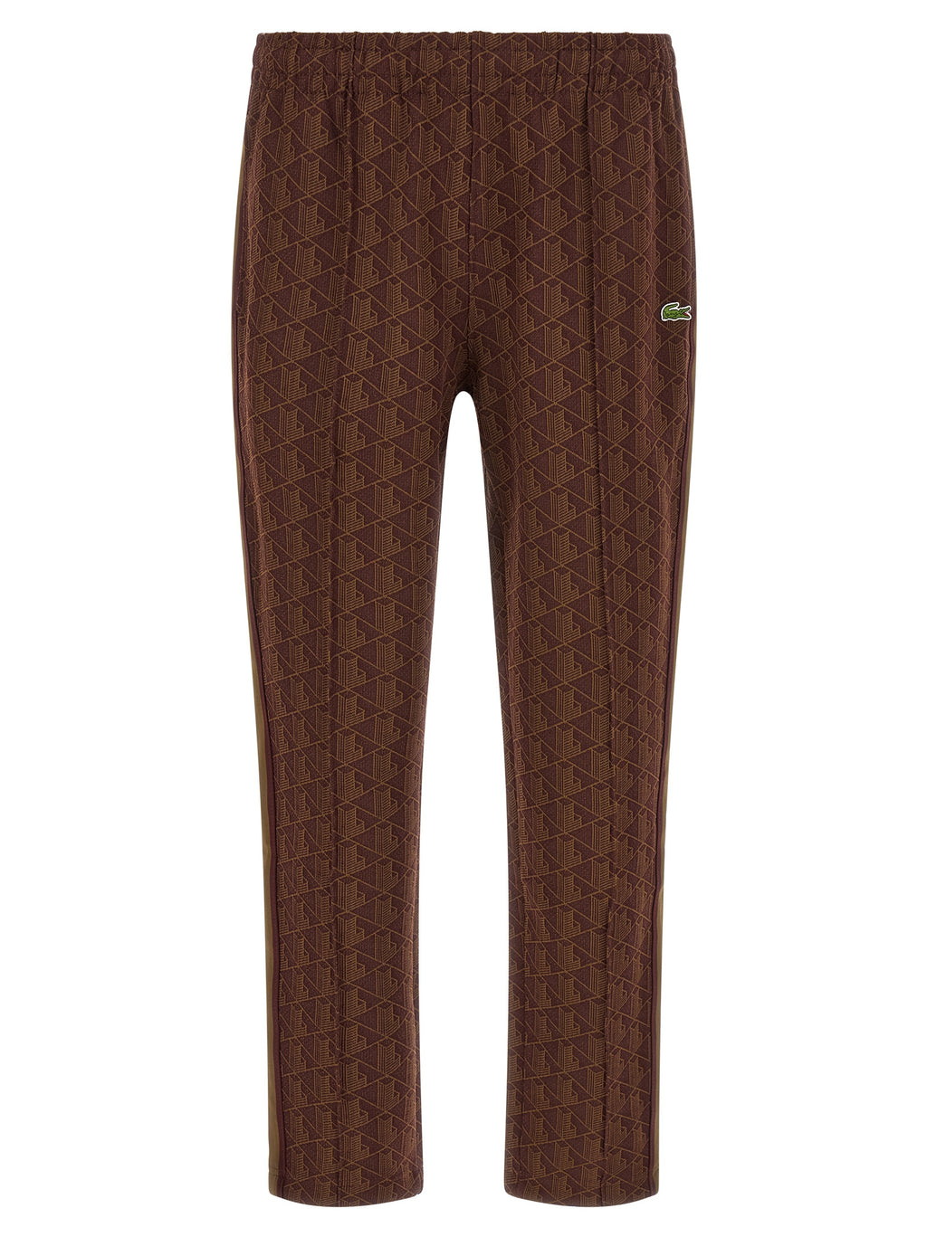 Lacoste Brown Polyester Joggers (Workout Pants)