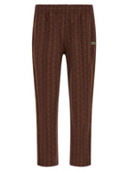 Lacoste Brown Polyester Joggers (Workout Pants)