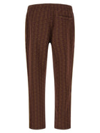 Lacoste Brown Polyester Joggers (Workout Pants)