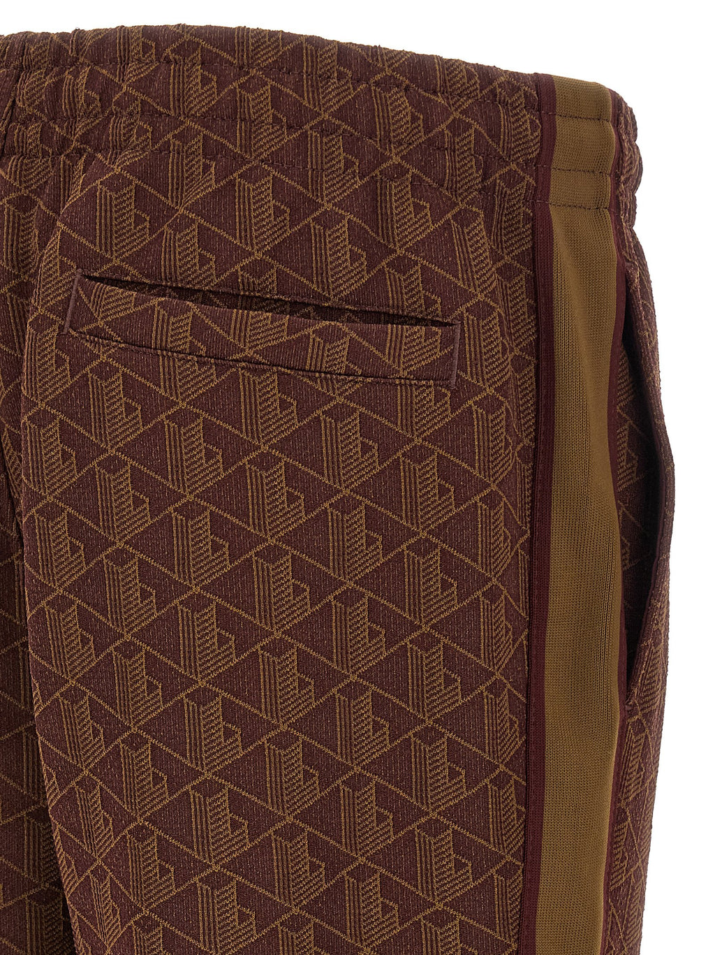 Lacoste Brown Polyester Joggers (Workout Pants)