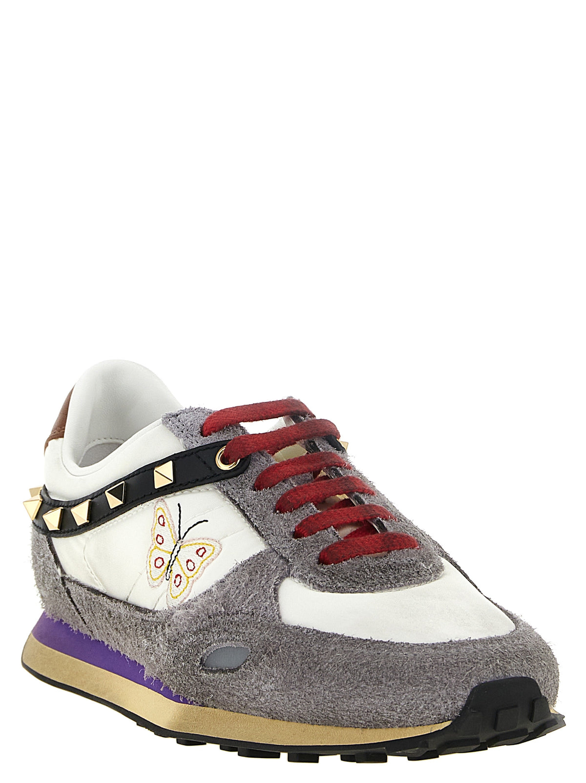 Valentino Garavani Multicolor Calfskin Athletic Sneakers