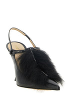 Fendi Black Calfskin High Heel Pumps
