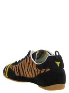 Fendi Brown Calfskin Athletic Sneakers