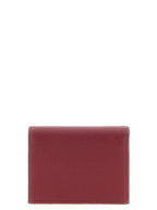 Valentino Garavani Bordeaux Calfskin Cardholder