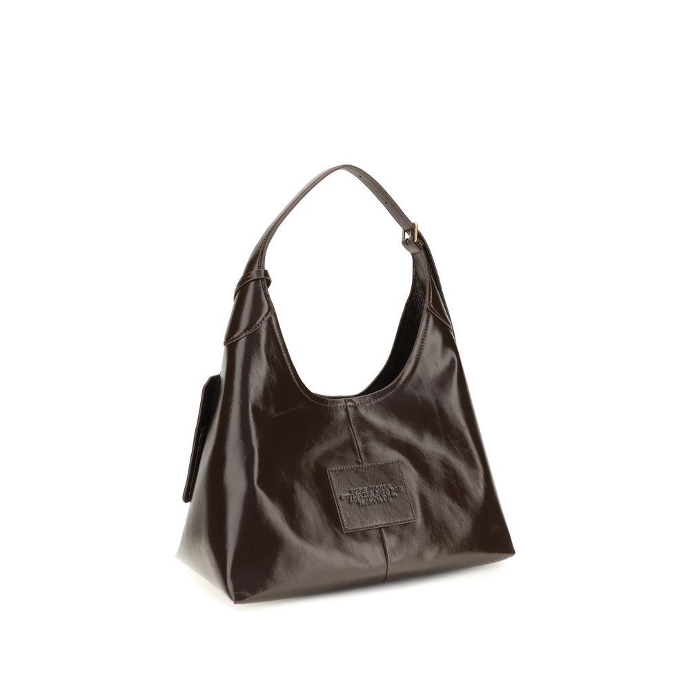 Marc Jacobs Brown Calf Leather Bos Taurus Shoulder Bag