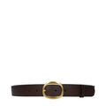 Tom Ford Brown Leather Regular Belt