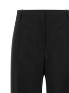 Fendi Black Mohair Dress Pants