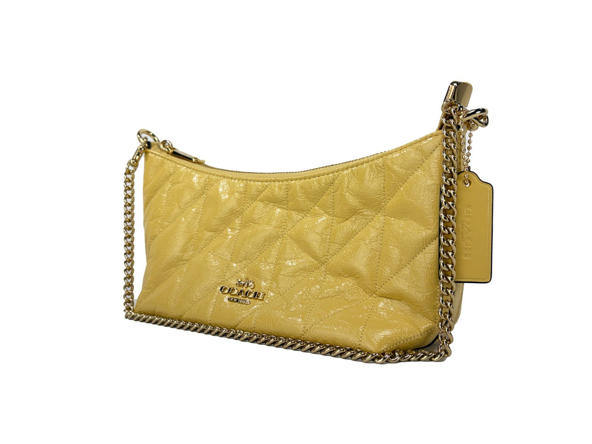 COACH Coach Caitlin Glazed Leather Shoulder Bag