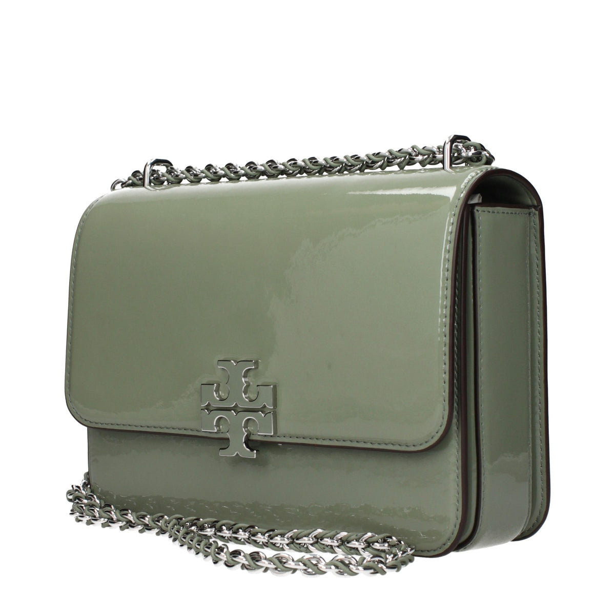 Tory Burch Green Leather Shoulder Bag