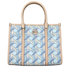 Tory Burch Light Blue Fabric Handbag