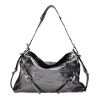 Givenchy Gray Leather Shoulder Bag
