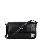 Karl Lagerfeld Black Polyethylene Shoulder Bag