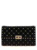 Valentino Garavani Black Lamb Leather Shoulder Bag