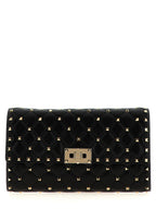 Valentino Garavani Black Lamb Leather Shoulder Bag