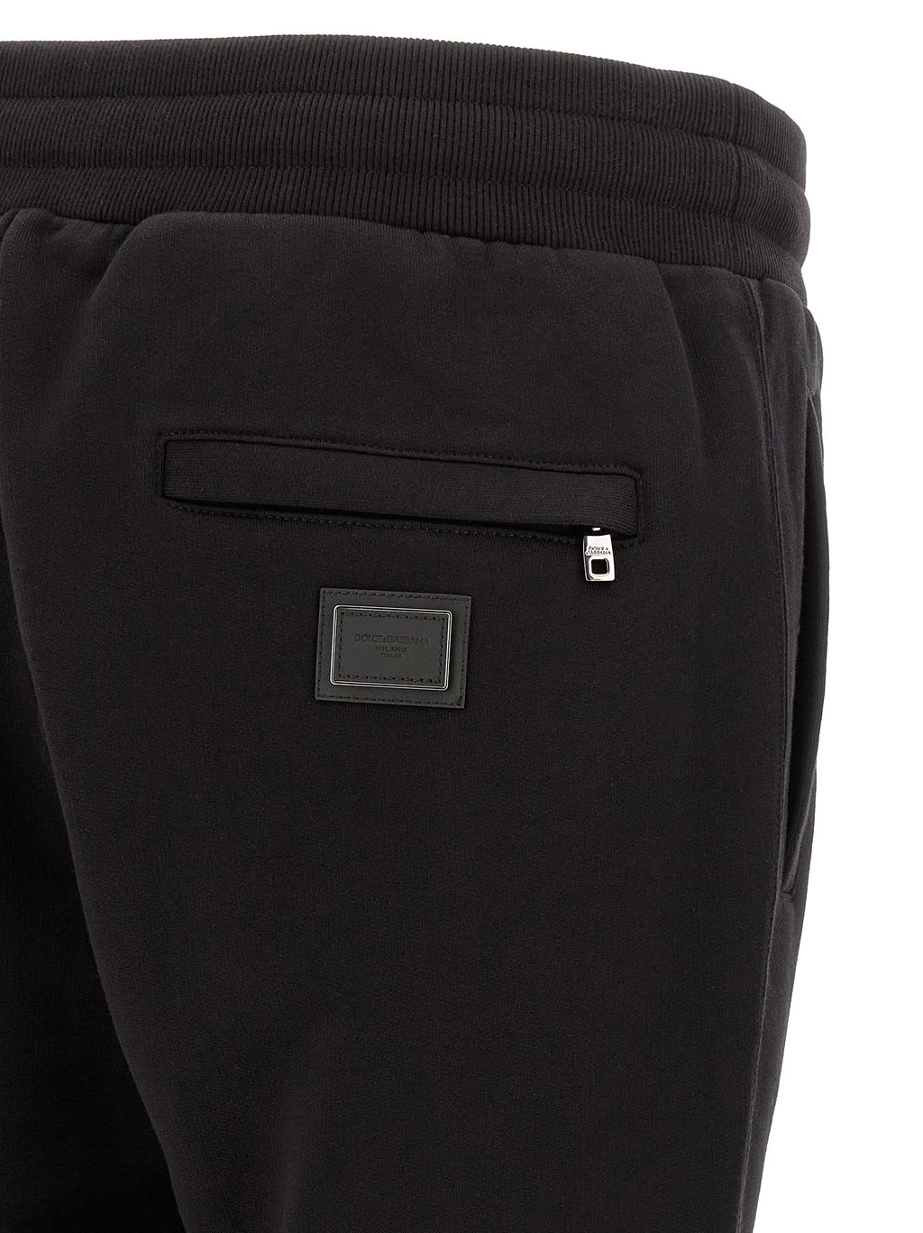 Dolce & Gabbana Black Cotton Joggers (Workout Pants)