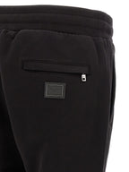 Dolce & Gabbana Black Cotton Joggers (Workout Pants)
