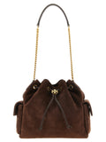 Tory Burch Brown Calfskin Shoulder Bag