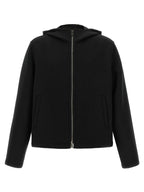 Fendi Black Virgin Wool Full-Length Jacket