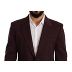 Purple Cotton Blazer