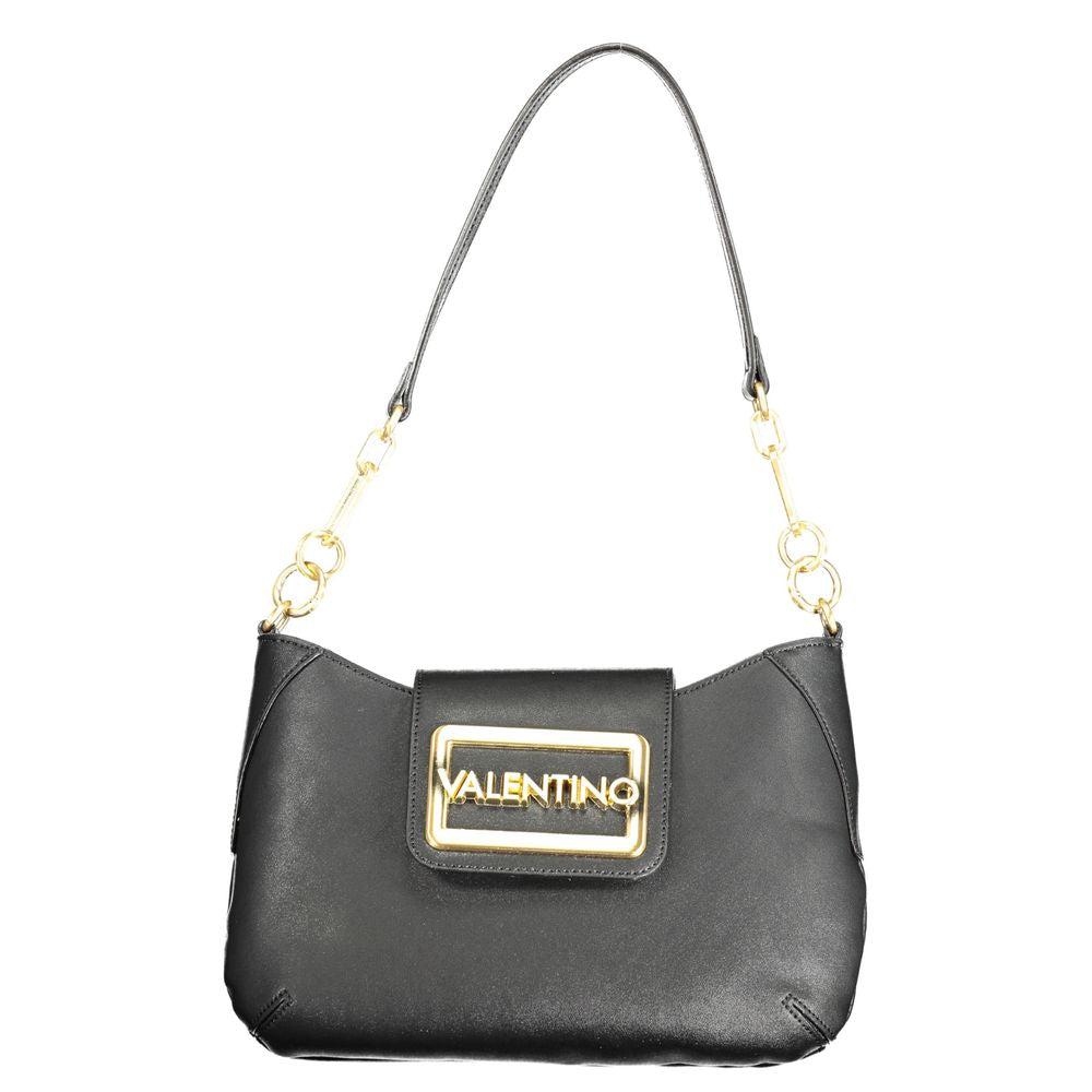 Mario Valentino Black Polyurethane Women's Bag