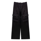 Tom Ford Black Viscose Cargo Pants