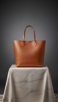 Cognac leather classic tote